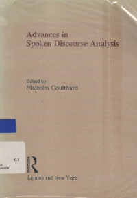 Advances in Spoken Discourse Analysis