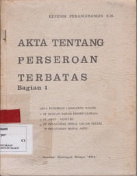 Akta tentang Perseroan Terbatas