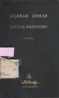 Aljabar Linier untuk Ekonomi