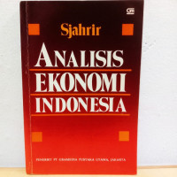 ANALISIS EKONOMI INDONESIA