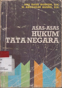 Asas-asas Hukum Tata Negara