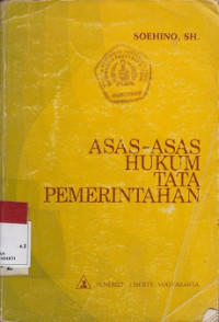 Asas-asas hukum Tata Pemerintahan