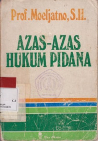 Azas-azas Hukum pidana