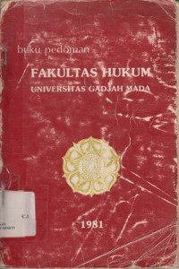 Buku Pedoman Fakultas Hukum UGM