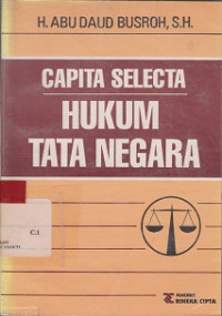 Capita Selecta Hukum Tata Negara