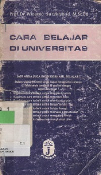 CARA BELAJAR DI UNIVERSITAS