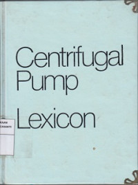 Centrifugal Pump Lexicon