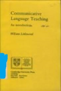 Communicative Language Teaching An Introduction