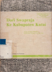 Dari Swapraja Ke Kabupaten Kutai