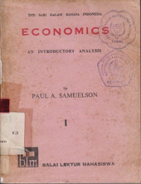 Economics an Introductory Analysis I