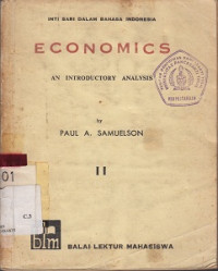 Economics an Introductory Analysis II