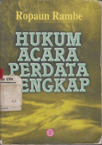 Hukum Acara Perdata lengkap