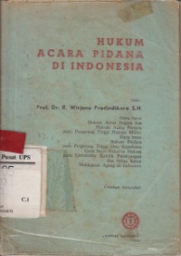 Hukum Acara Pidana di Indonesia