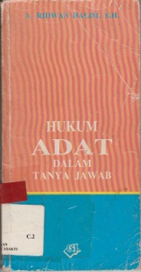 Hukum Adat Dalam Tanya Jawab