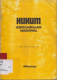 Hukum Kekeluargaan nasional