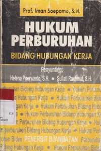 Hukum Perburuan Bidang Hubungan Kerja