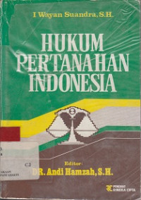 Hukum Pertanahan Indonesia