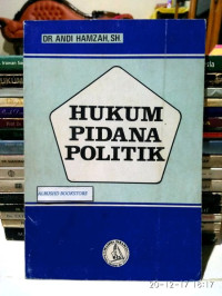 HUKUM PIDANA POLITIK