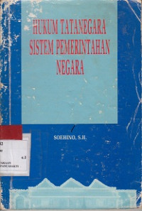 Hukum TatanegaraSistem Pemerintahan Negara