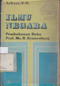 Ilmu Negara Pembahasan Buku