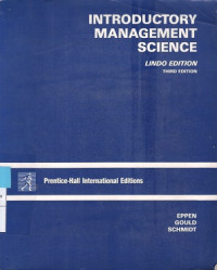 Introductory Managment Science