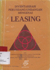 Inventarisasi Perundang-undangan Mengenai Leasing