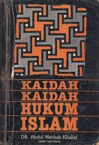 Kaidah-Kaidah Hukum Islam