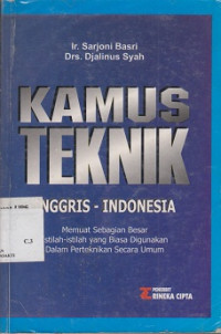 Kamus Teknik Inggris -Indonesia