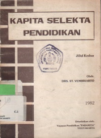 Kapita Selekta Pendidikan Jilid Kedua