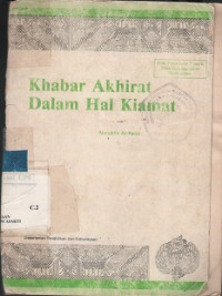 Khabar Akhirat Dalam Hal Kiamat