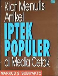 Kiat menulis artikel Iptek Populer