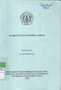 Kurikulum Dan Pembelajaran