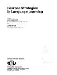 Learner Strategies in Language Learning