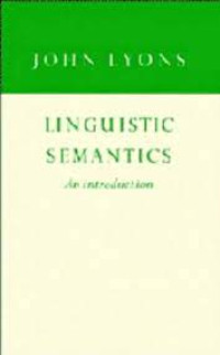 Linguistic Semantics an Introductions