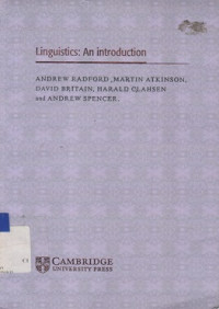 Linguistik : An Introduction