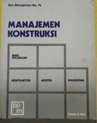 Manajemen Konstruksi