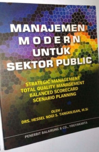 MANAJEMEN MODERN UNTUK SEKTOR PUBLIC