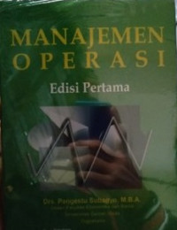 MANAJEMEN OPERASI