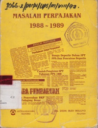 Masalah Perpajaan 1988-1989