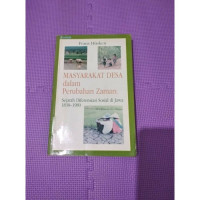 Masyarakat Desa Dalam Perubahan Zaman