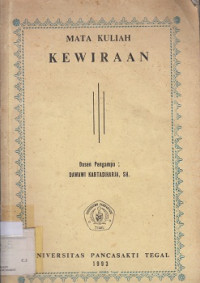 Mata Kuliah Kewiraan