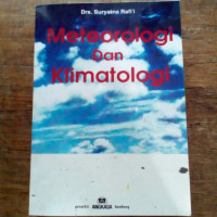 METEOROLOGI DAN KLIMATOLOGI