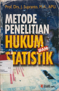 METODE PENELITIAN HUKUM DAN STATISTIK