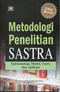 Metodologi penelitian sastra