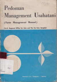 Pedoman Management Usahatani