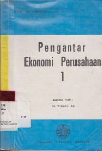 Pengantar Ekonomi Perusahaan 1