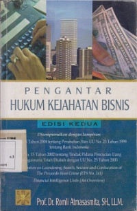 Pengantar Hukum Kejahatan Bisnis