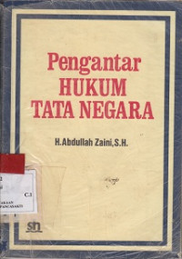 Pengantar Hukum Tatanegara