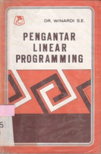 Pengantar Linear Programming