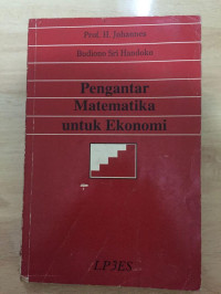 Pengantar Matematika Untuk Ekonomi